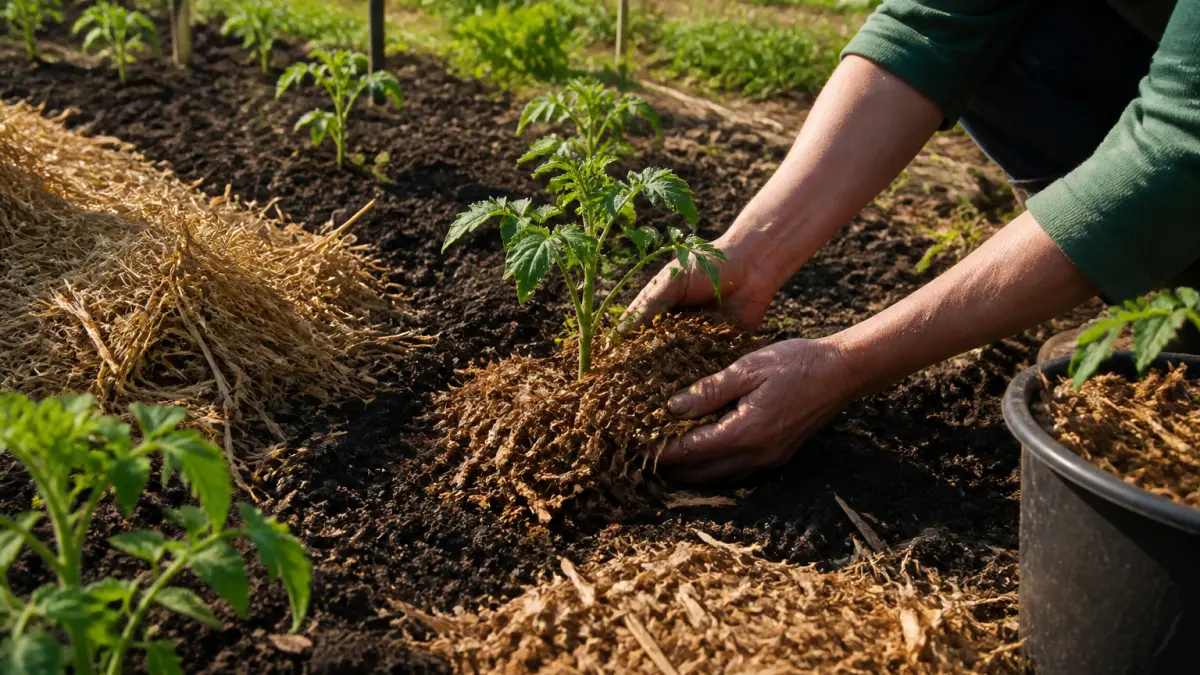 Paillage au potager : quand pailler et avec quel matériau ?