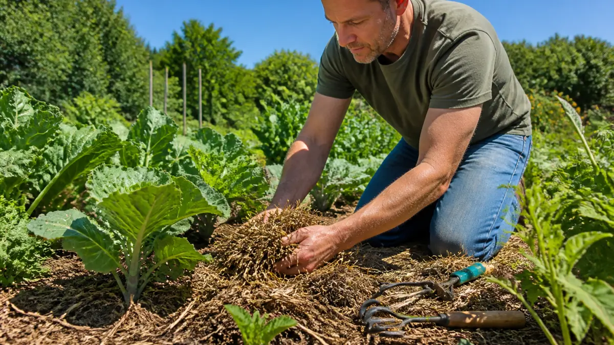 Paillage au potager : quand pailler et avec quel matériau ?