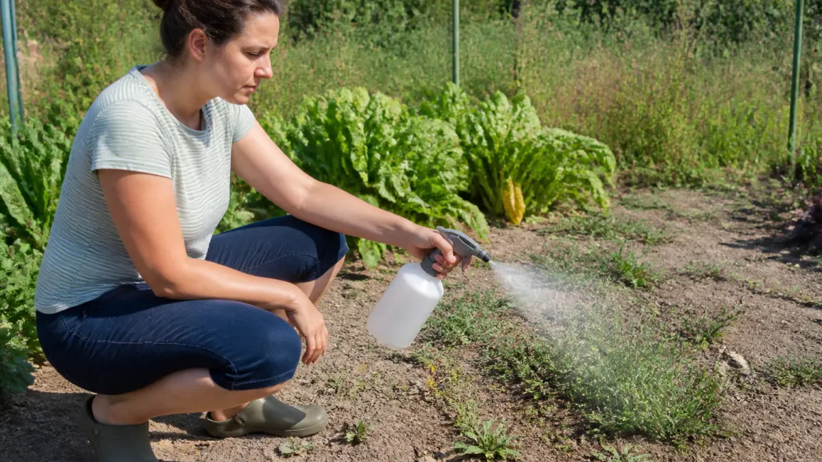Désherbant naturel vinaigre et sel : bonne idée ou danger pour le jardin ?