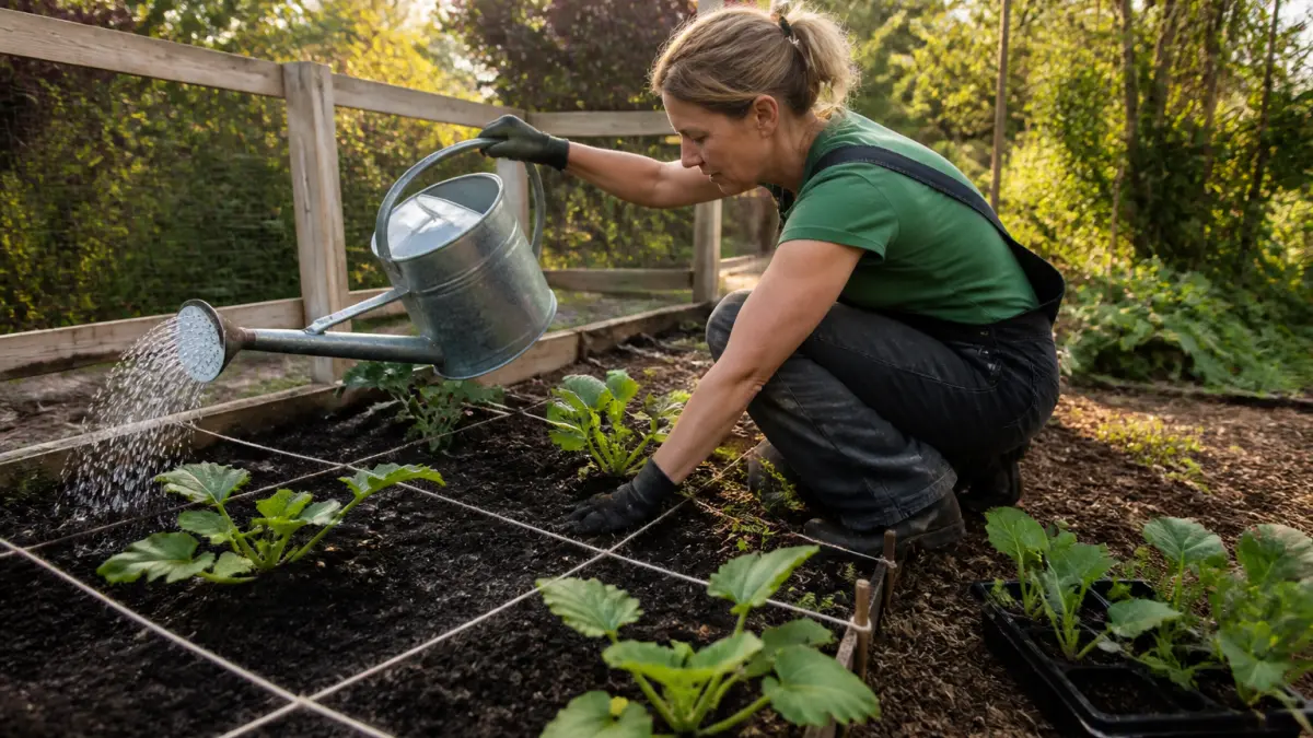 Courgette au potager : plantation, arrosage et erreurs fréquentes