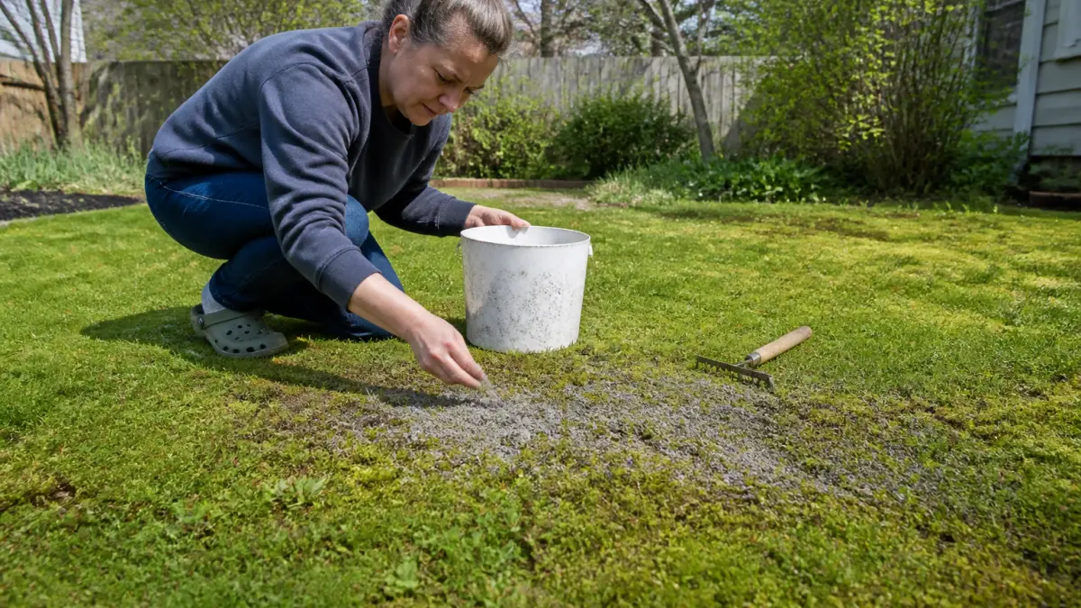 Mousse dans la pelouse : le remède naturel qui fonctionne vraiment