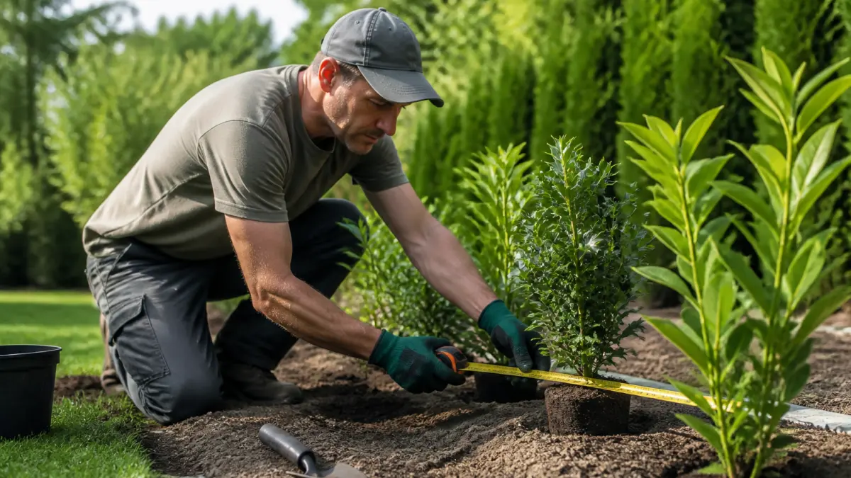 Planter une haie à feuillage persistant : distances et espèces à privilégier