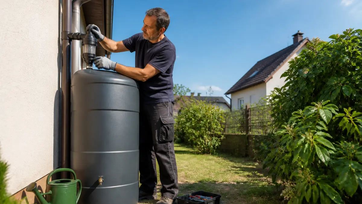 Récupération des eaux de pluie : installation, usages autorisés et erreurs à éviter