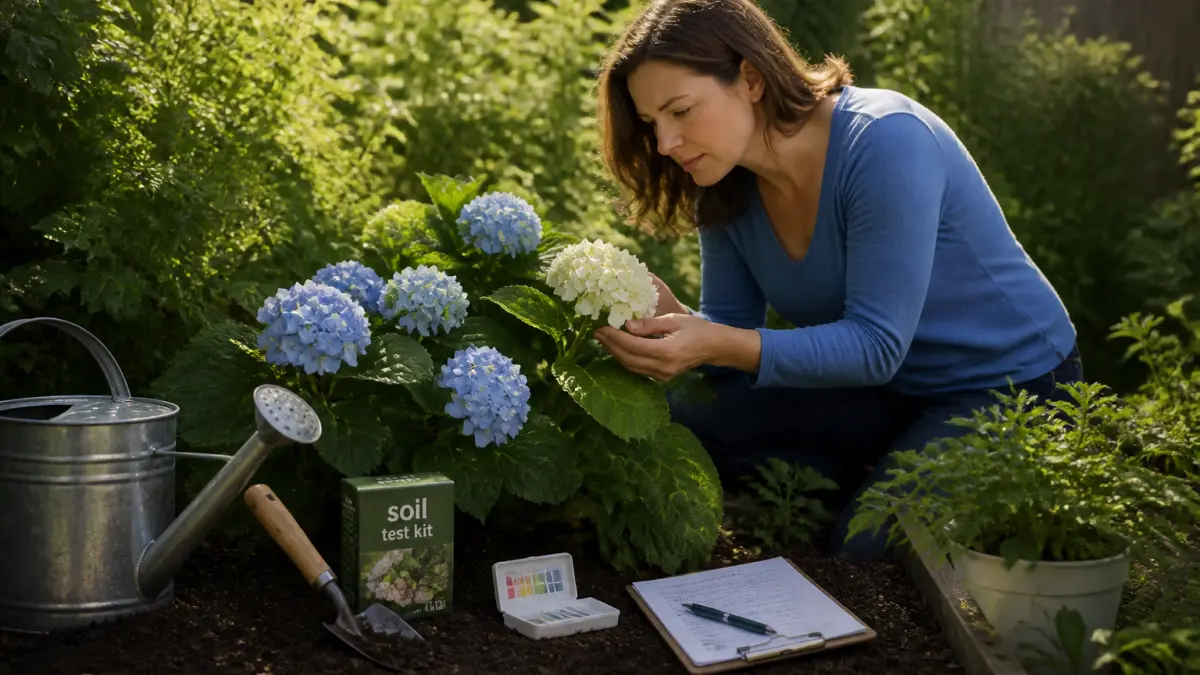 Hortensia blanc ou bleu : comment choisir selon son sol ?