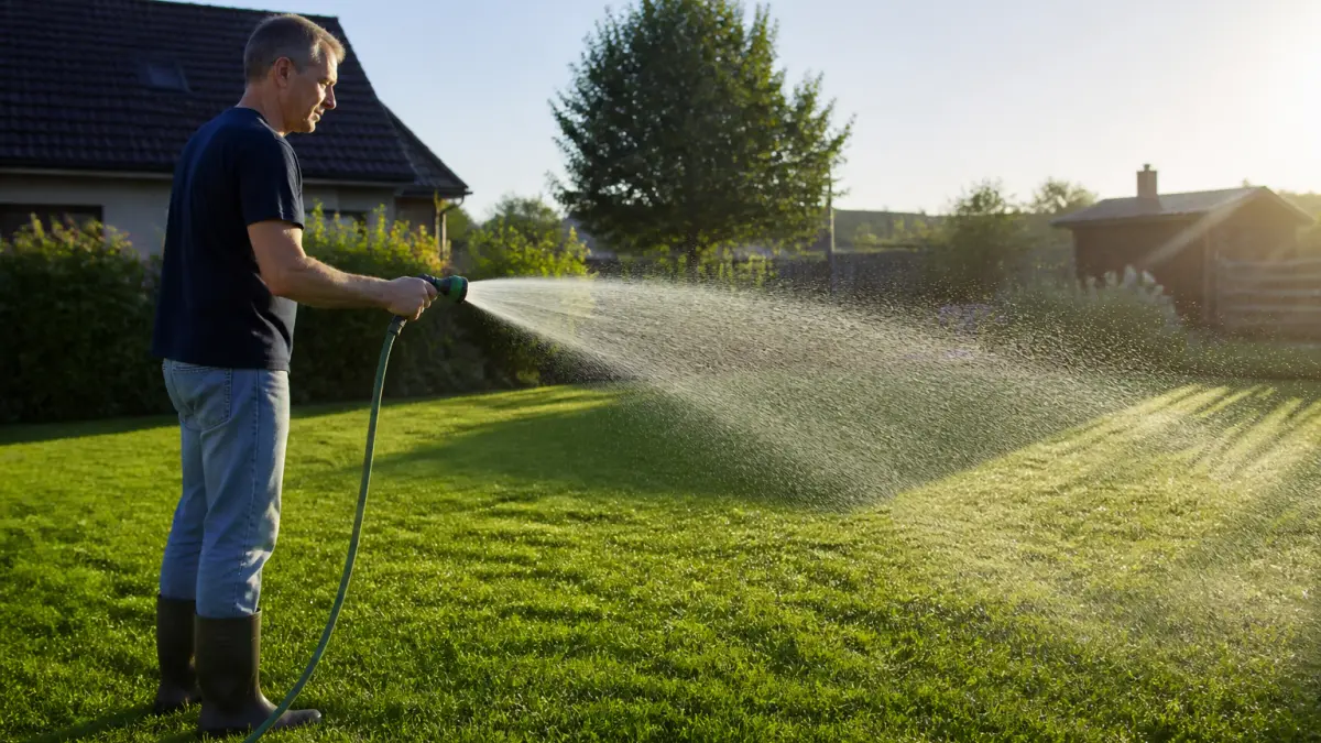 Arrosage pelouse : fréquence idéale selon la météo et le type de gazon