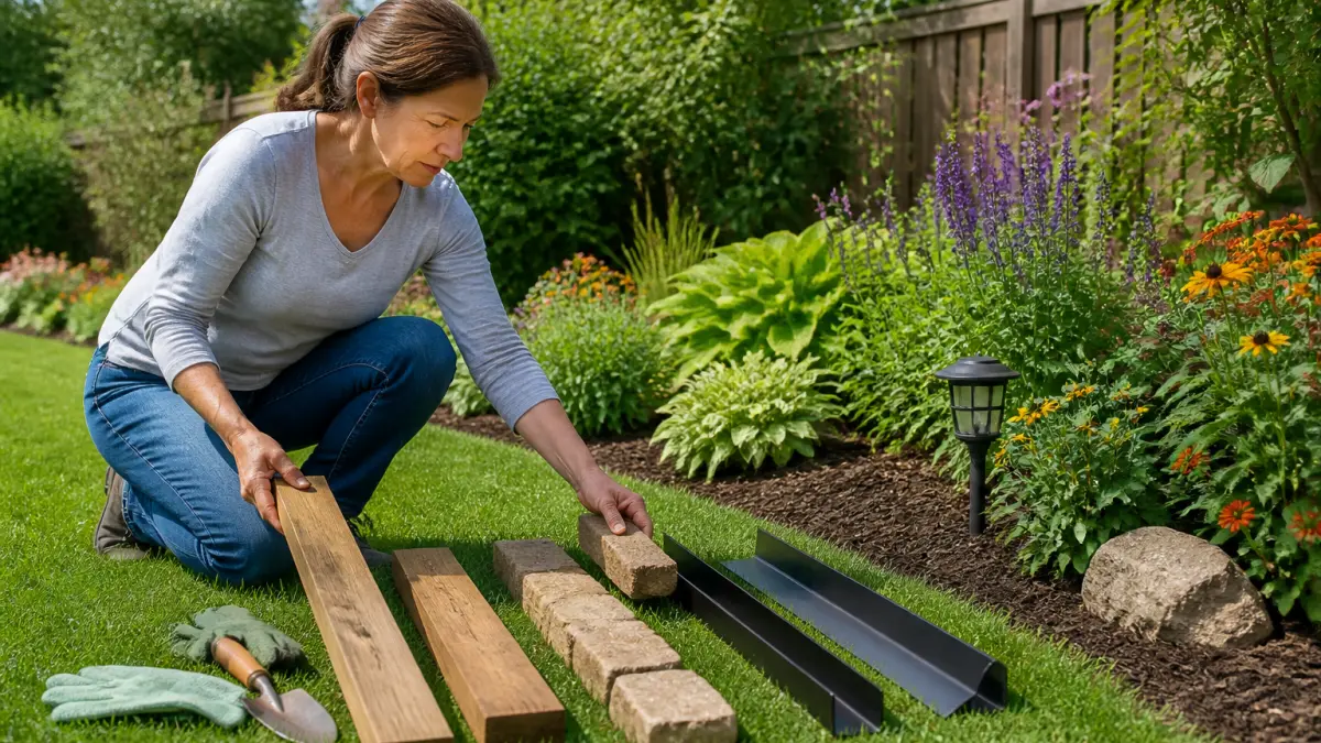 Bordure jardin : bois, pierre ou métal, que choisir pour un rendu durable ?
