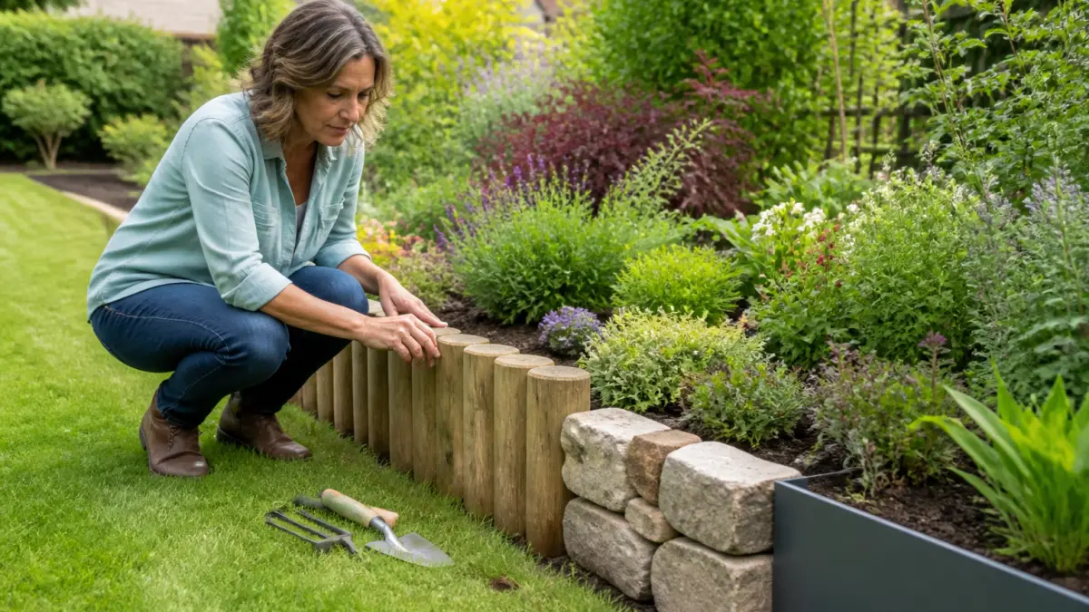 Bordure jardin : bois, pierre ou métal, que choisir pour un rendu durable ?