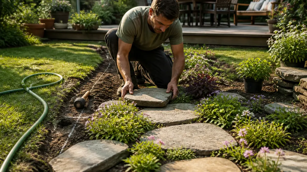 Pas japonais pour jardin : où les poser pour un rendu naturel ?