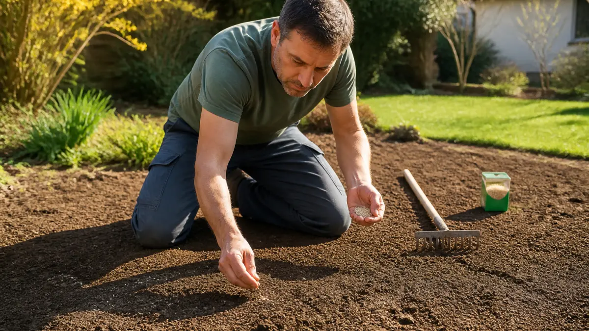 Gazon : quand semer pour obtenir une pelouse dense rapidement ?