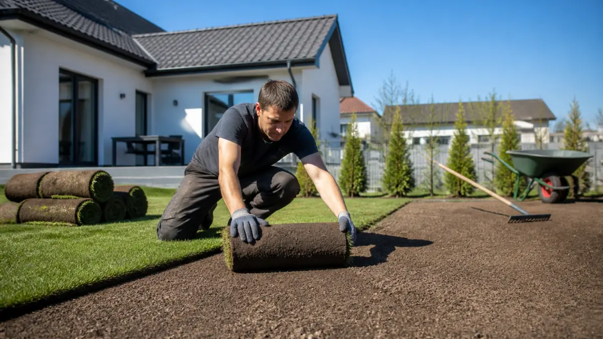 Gazon naturel en rouleau : pour quels jardins est-ce vraiment rentable ?