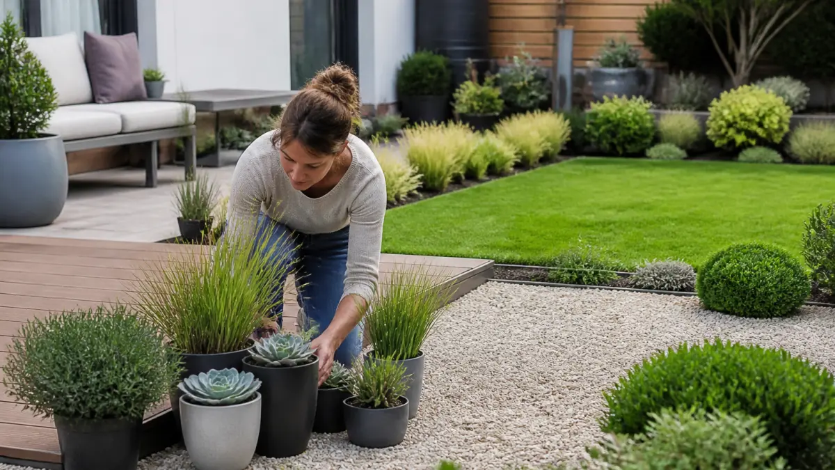 Jardin moderne : idées simples pour un extérieur propre et facile à entretenir