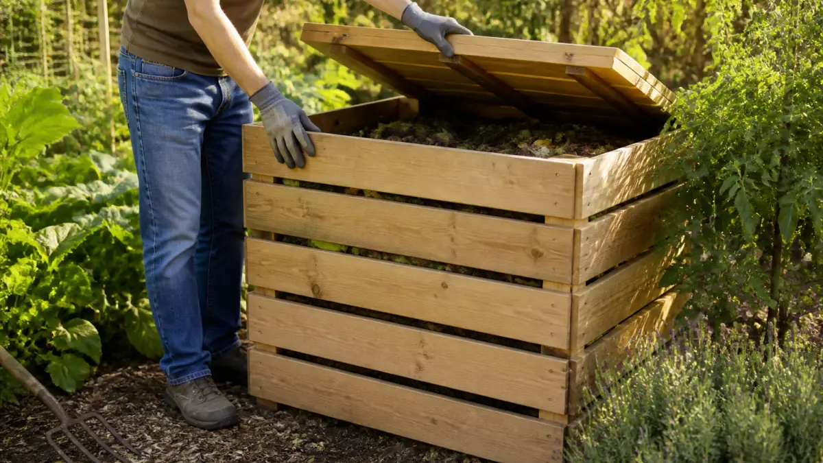 Composteur en bois : avantages, limites et conseils d’installation