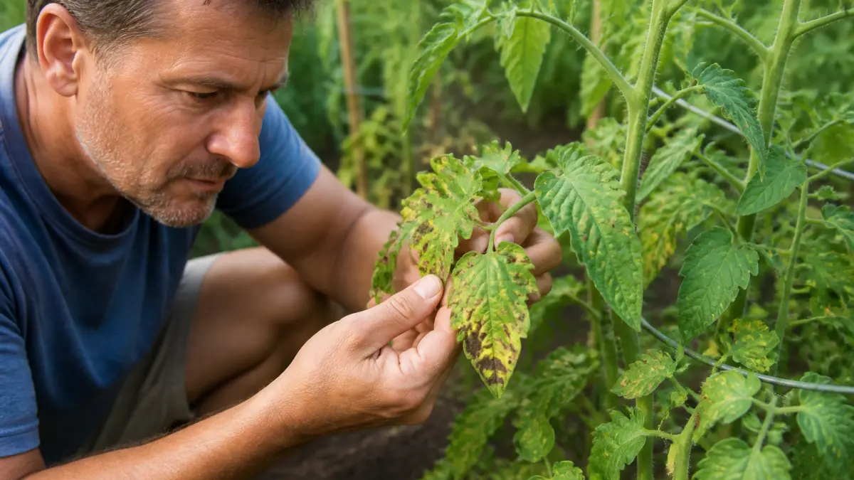Maladie feuille tomate : identifier les symptômes en quelques minutes