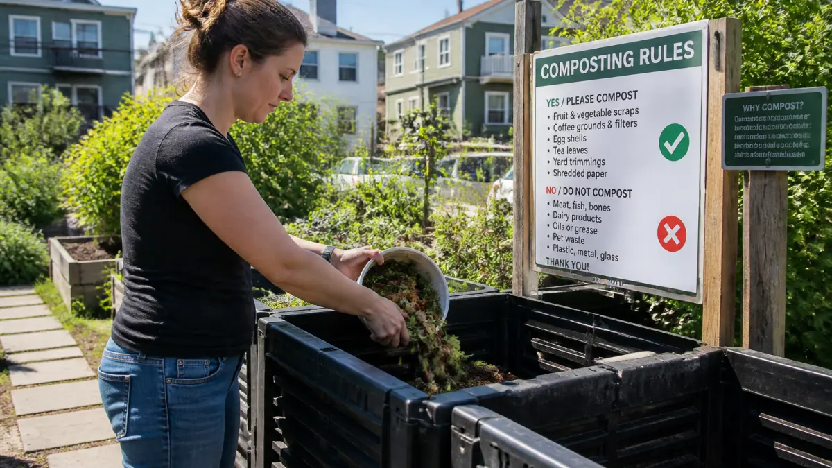Compostage collectif : fonctionnement, règles et bonnes pratiques