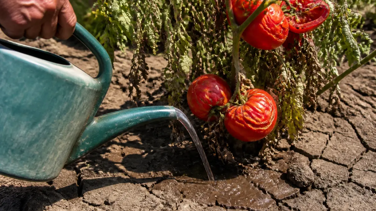 Tomates éclatées : pourquoi l'heure d'arrosage est cruciale en canicule