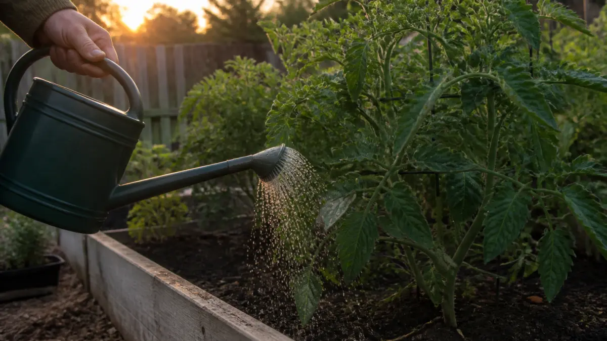 Arroser le potager le soir : bonne ou mauvaise idée ? La réponse