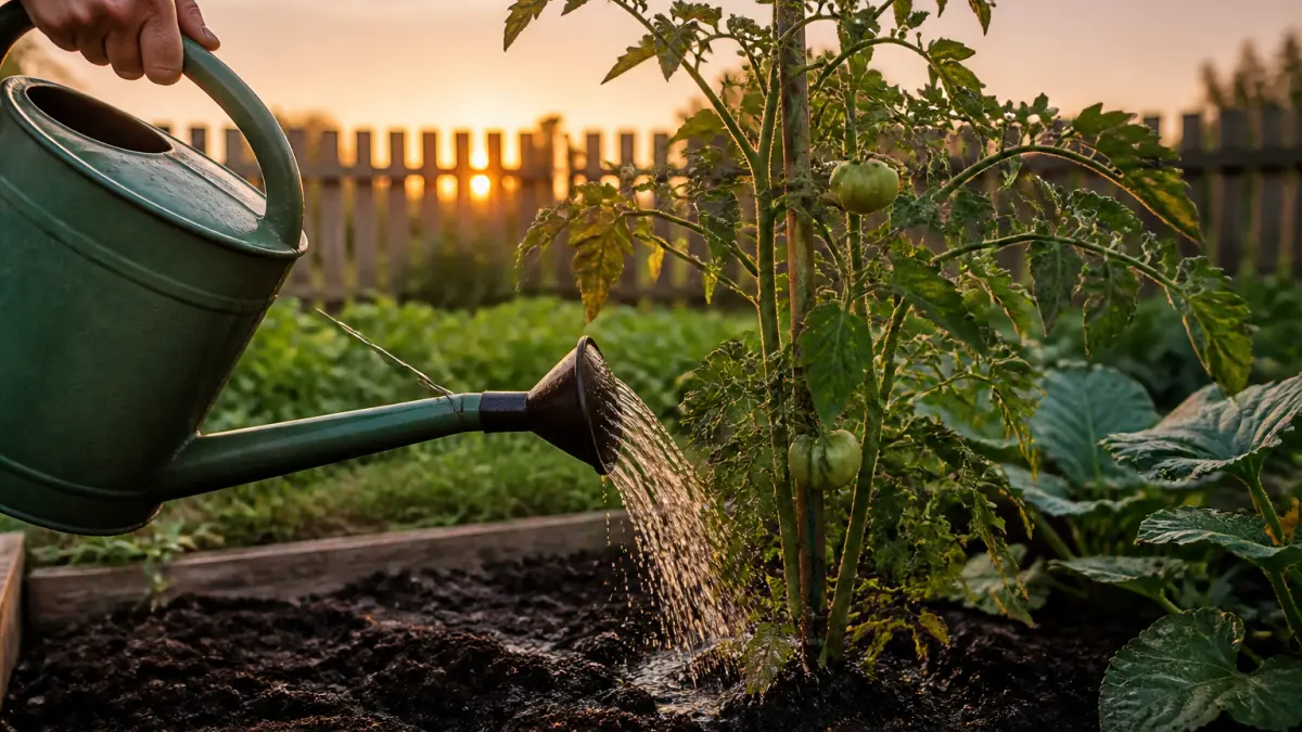Arroser le potager le soir : bonne ou mauvaise idée ? La réponse