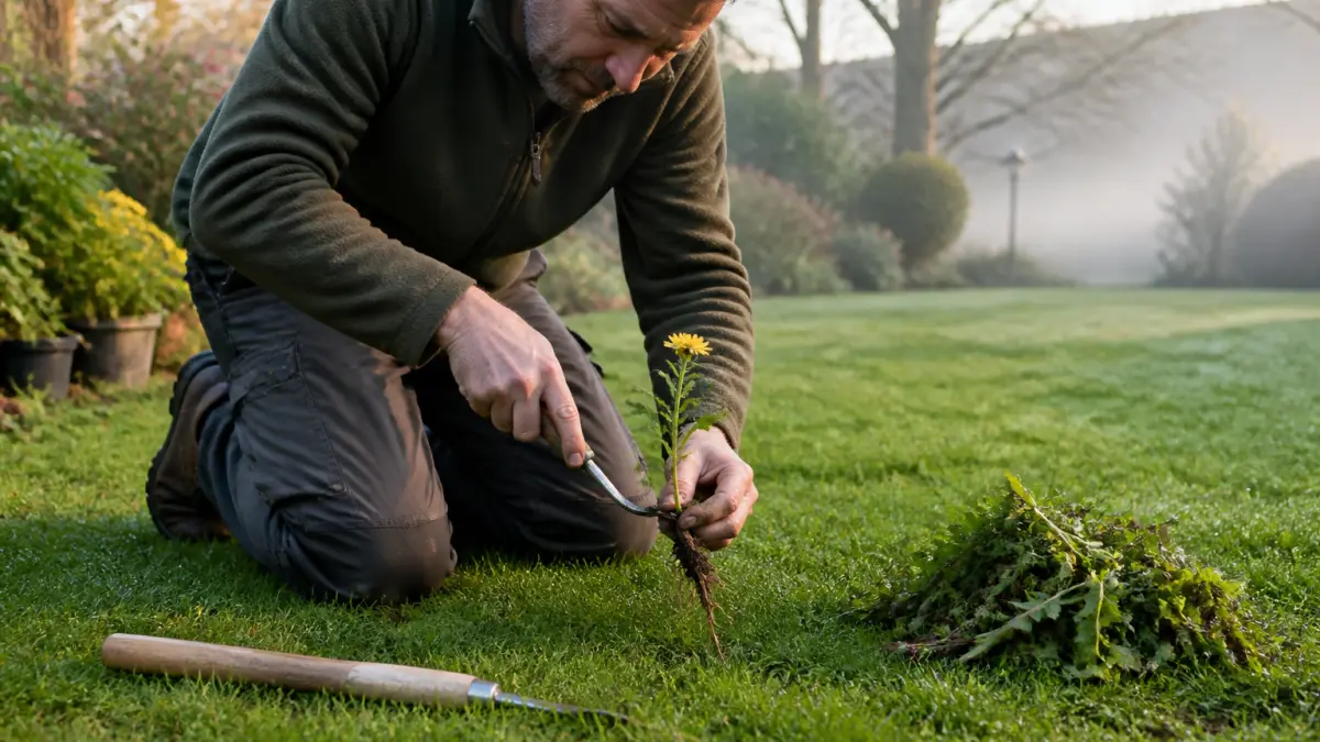 Adieu mauvaises herbes : 3 méthodes douces pour un gazon parfait