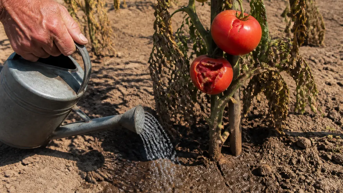Tomates qui éclatent en canicule : le geste d'arrosage qui change tout