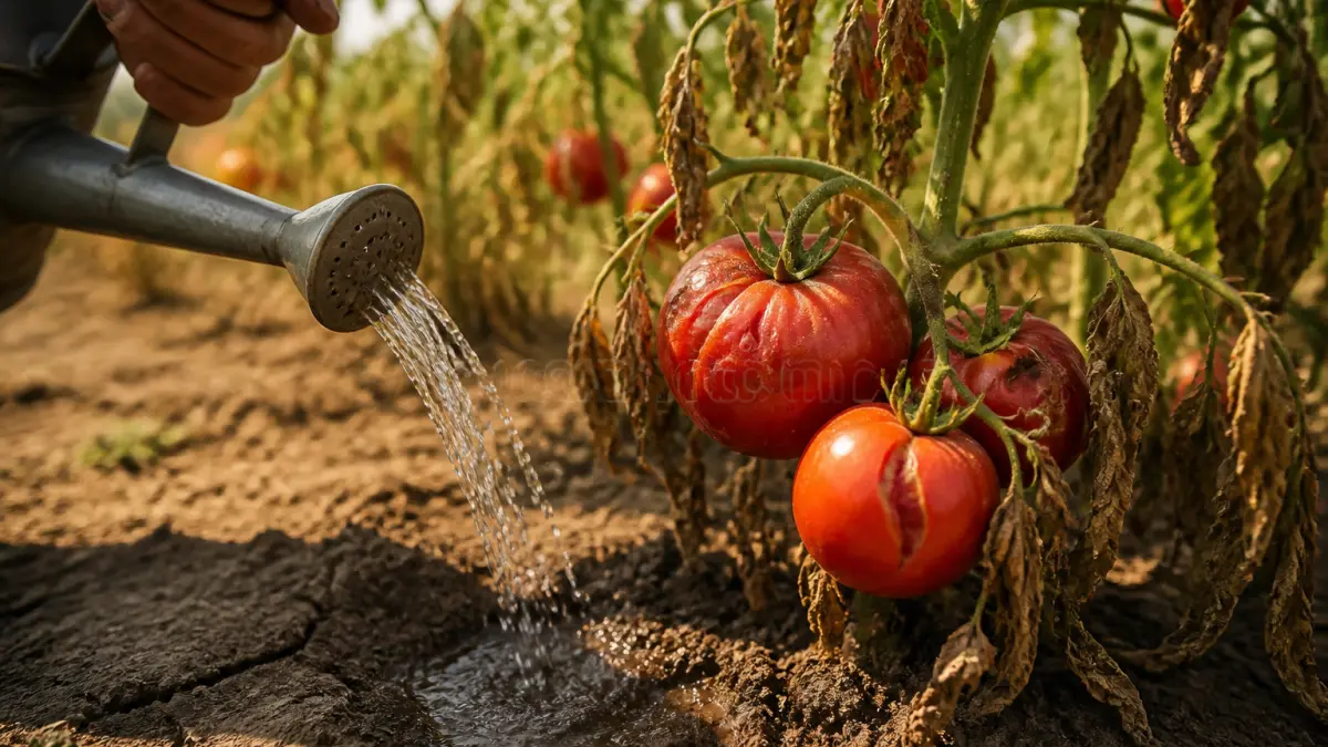 Tomates qui éclatent en canicule : le geste d'arrosage qui change tout