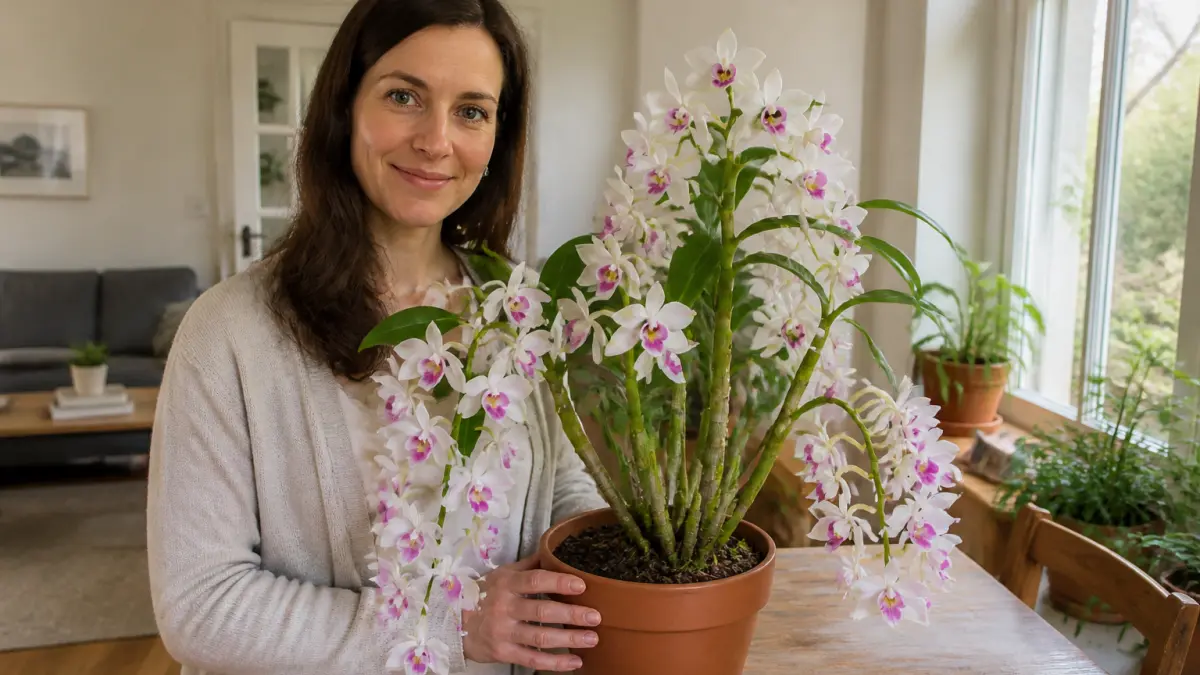 Orchidée bambou Dendrobium nobile : l'entretien pour une floraison spectaculaire
