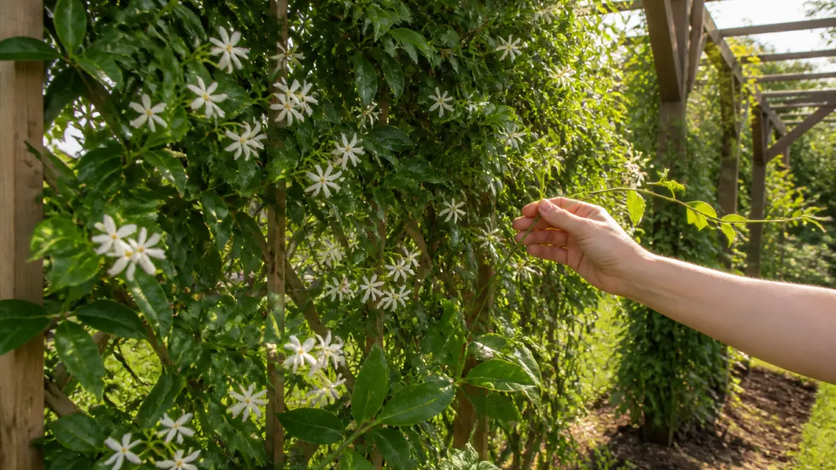 Jasmin étoilé en brise-vue : comment l'installer pour un écrin de verdure