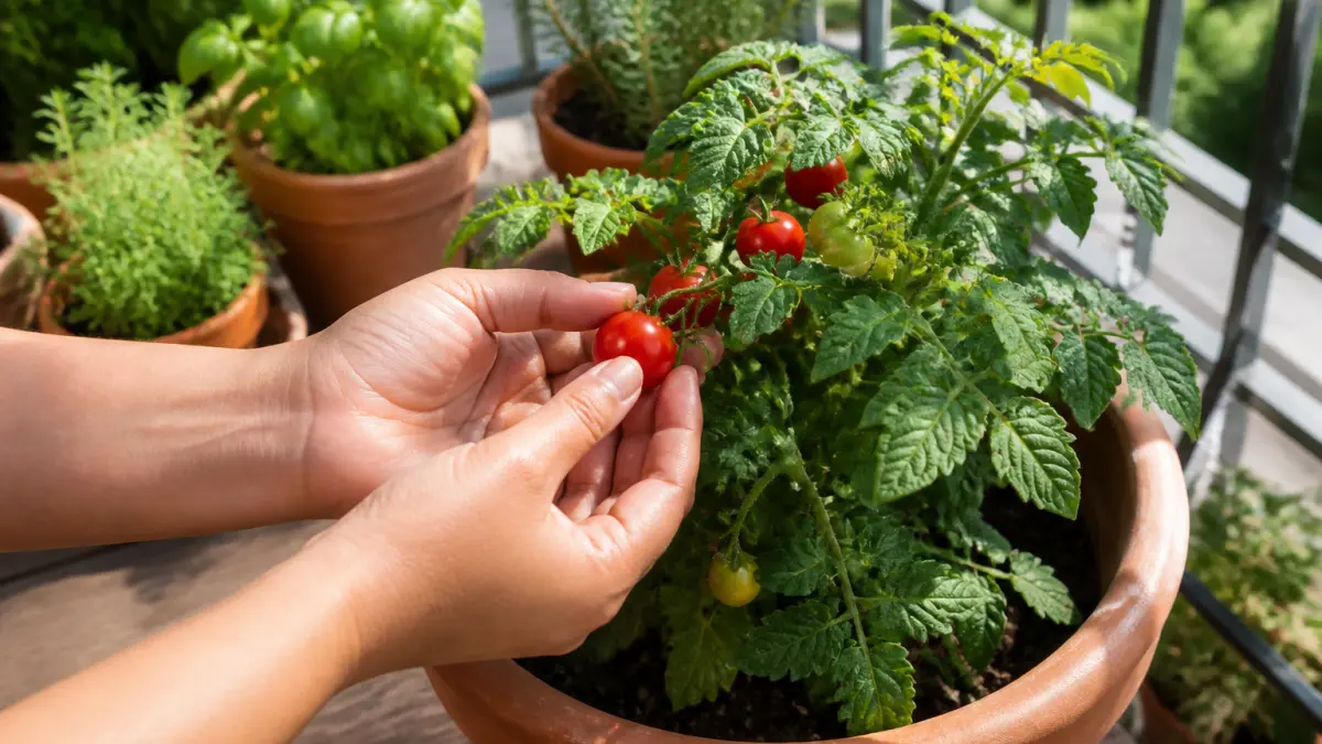 Potager en pot de fleurs : 6 légumes qui s'y plaisent