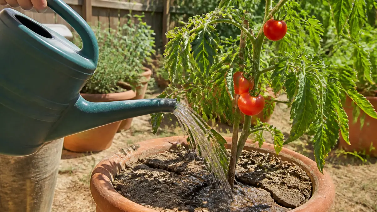 Tomates en canicule : arroser au bon endroit