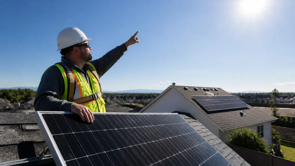 Panneaux solaires : l'orientation qui change tout