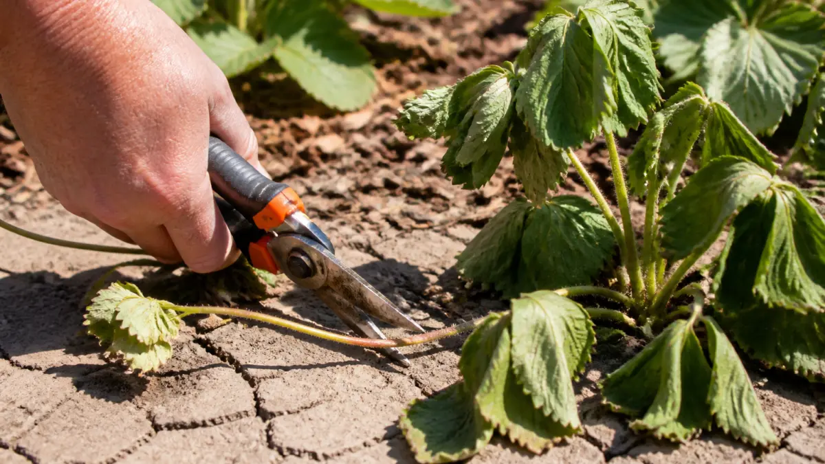 Fraisiers en canicule : pourquoi l'eau ne suffit pas