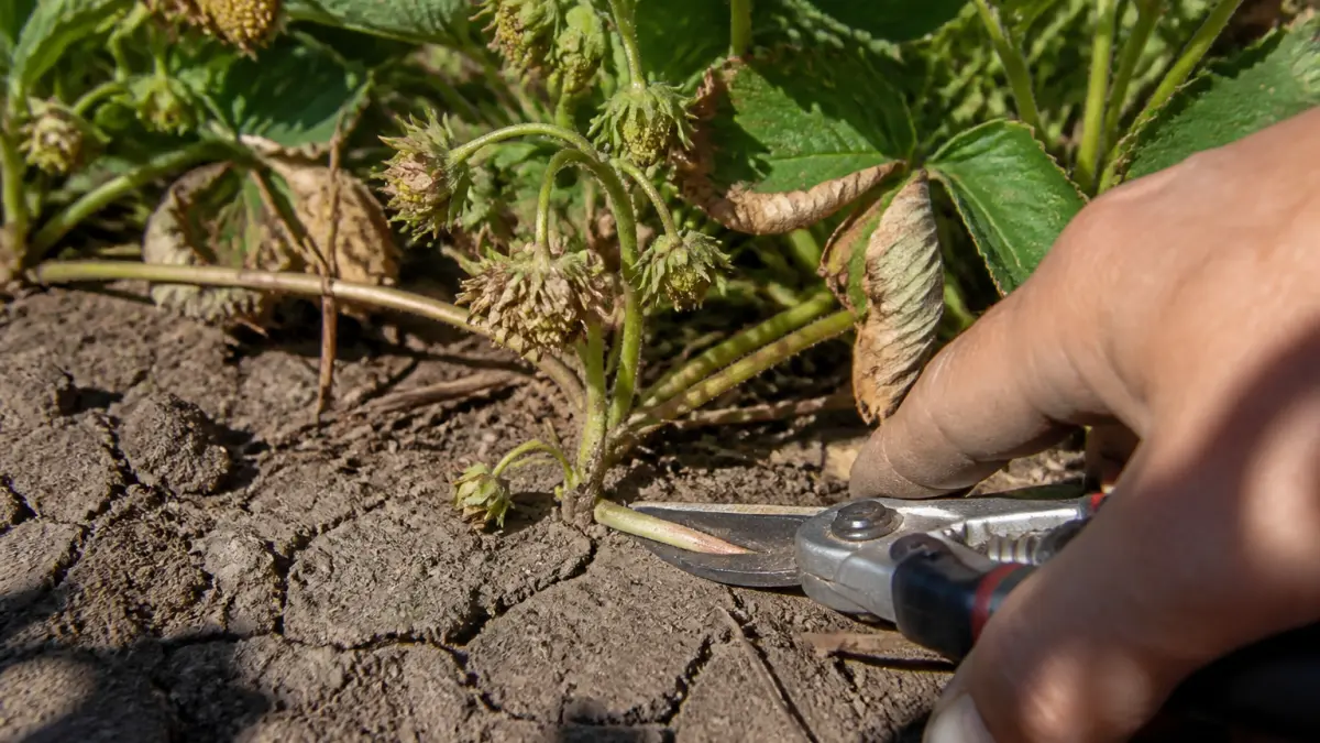 Fraisiers en canicule : pourquoi l'eau ne suffit pas