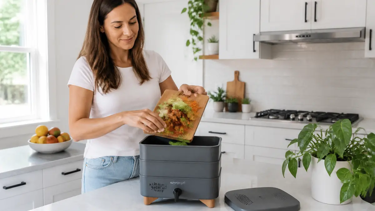 Composteur de cuisine : comment composter sans odeur en intérieur ?