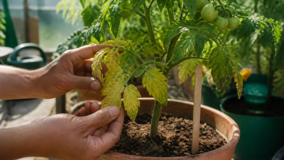 Feuilles de tomates jaunes : causes possibles et bons réflexes