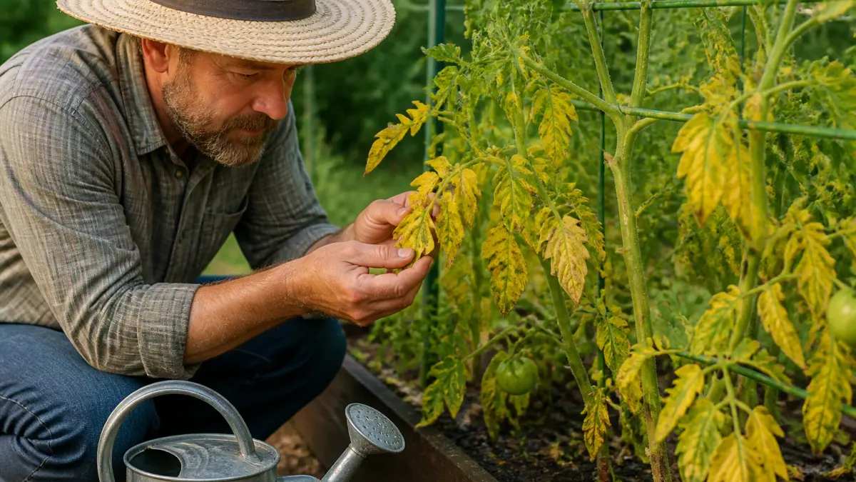 Feuilles de tomates jaunes : causes possibles et bons réflexes