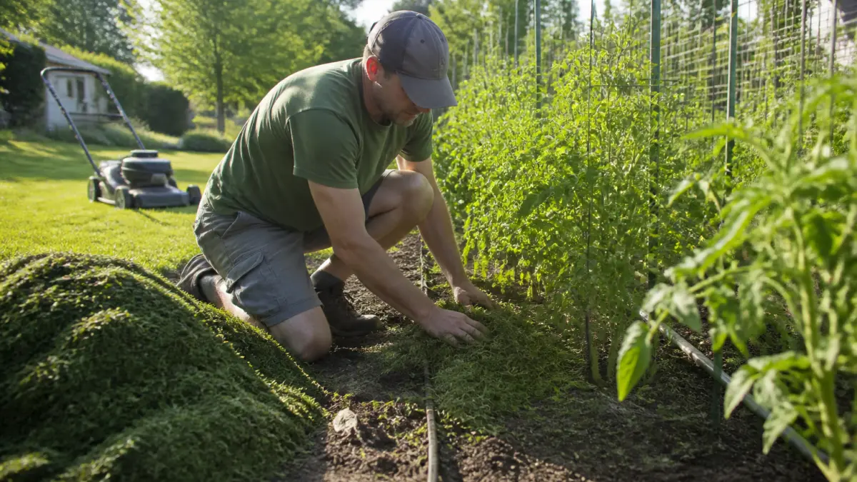 Déchets de tonte : 5 façons utiles de les réutiliser au jardin