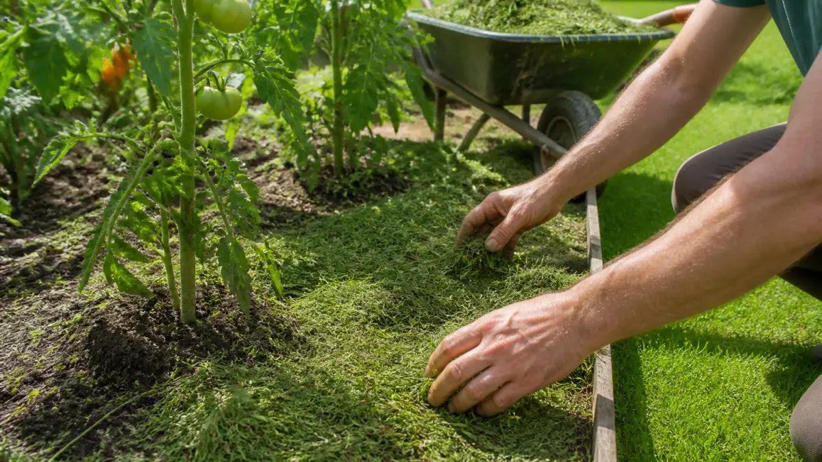 Déchets de tonte : 5 façons utiles de les réutiliser au jardin