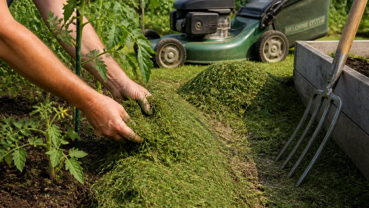 Déchets de tonte : 5 façons utiles de les réutiliser au jardin