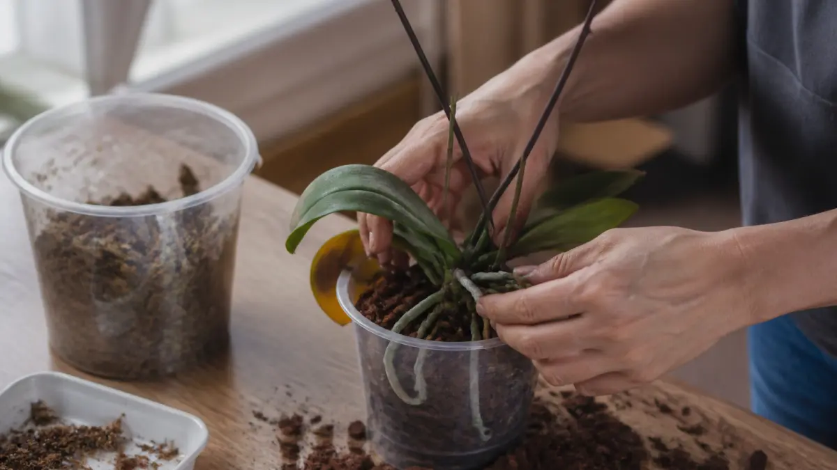 Rempoter une orchidée : le bon moment et les étapes à respecter