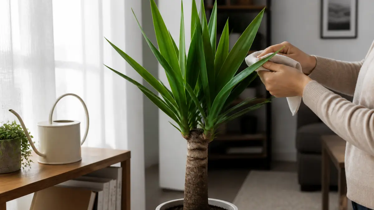 Yucca d’intérieur : entretien, arrosage et taille sans stress
