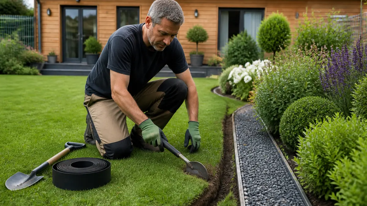 Bordure de pelouse : les solutions simples pour un jardin net