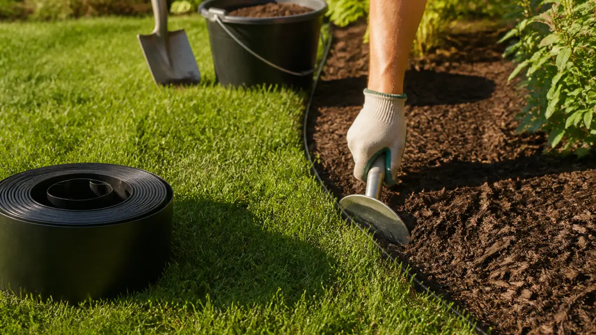 Bordure de pelouse : les solutions simples pour un jardin net