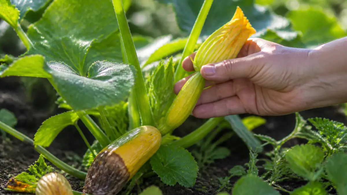 Courgettes qui pourrissent au bout : pourquoi et comment agir