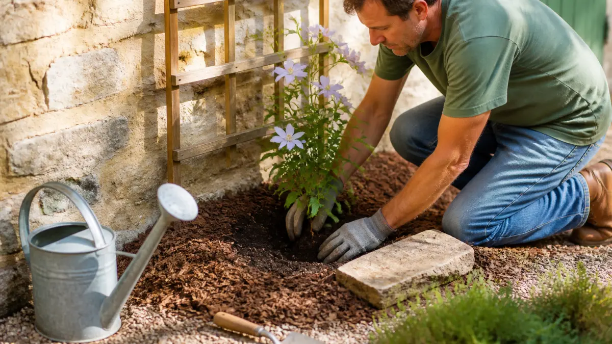 Clématite : où la planter et comment la faire grimper