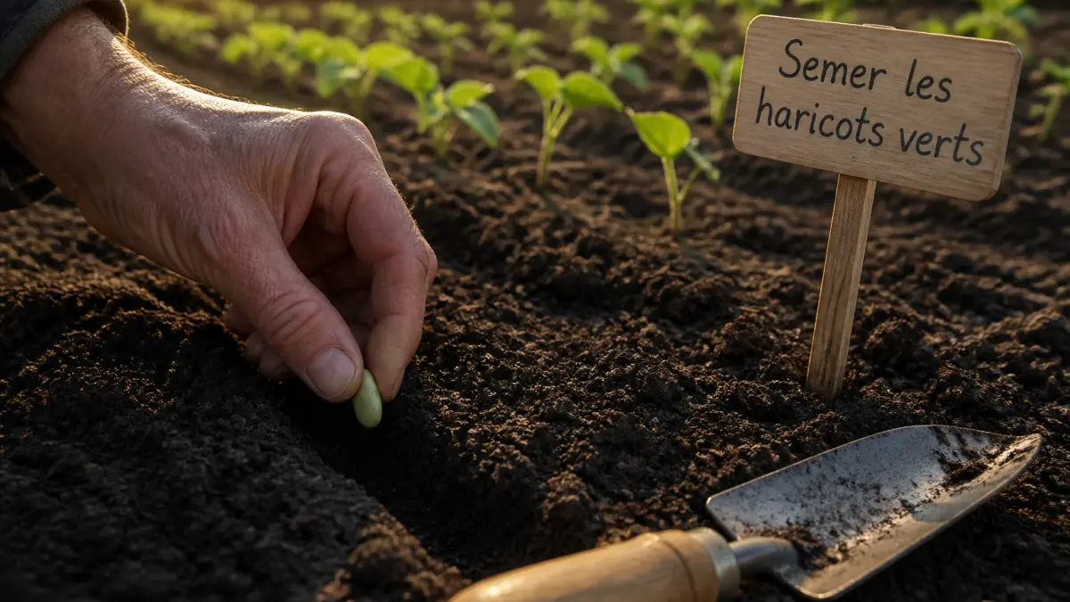 Semer les haricots verts : période, distance et astuces de levée