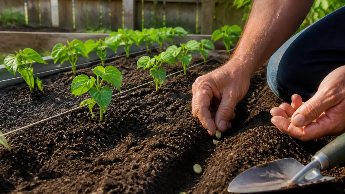 Semer les haricots verts : période, distance et astuces de levée