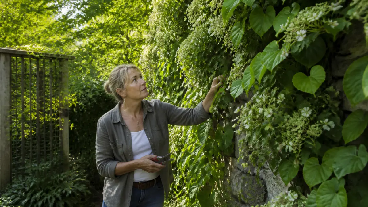 Plante grimpante persistante : lesquelles choisir pour cacher un mur ?