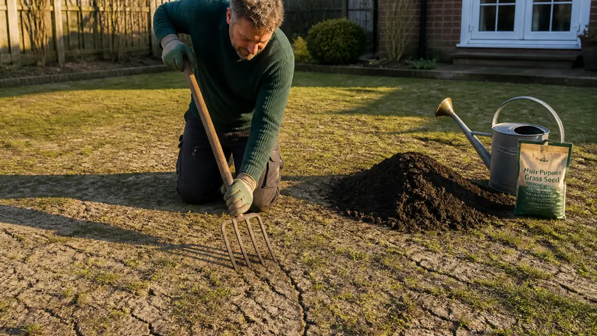 Sol argileux et pelouse : comment obtenir un gazon plus dense
