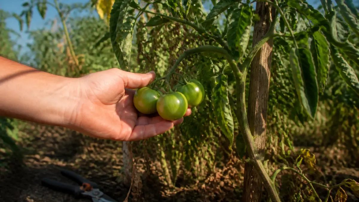 Tomates qui restent vertes : causes et solutions avant la fin de saison