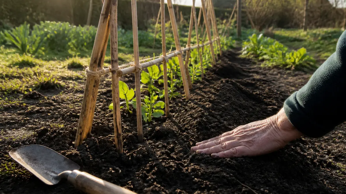 Petits pois au potager : semis, tuteurs et récolte au bon moment