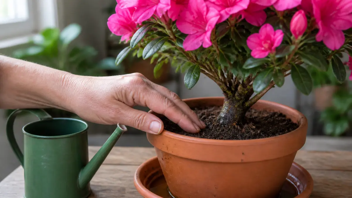 Azalée en pot : comment l’arroser et la garder en fleur